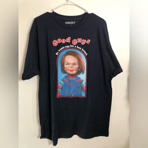 Chucky Navy Blue Men's Short Sleeve Tee